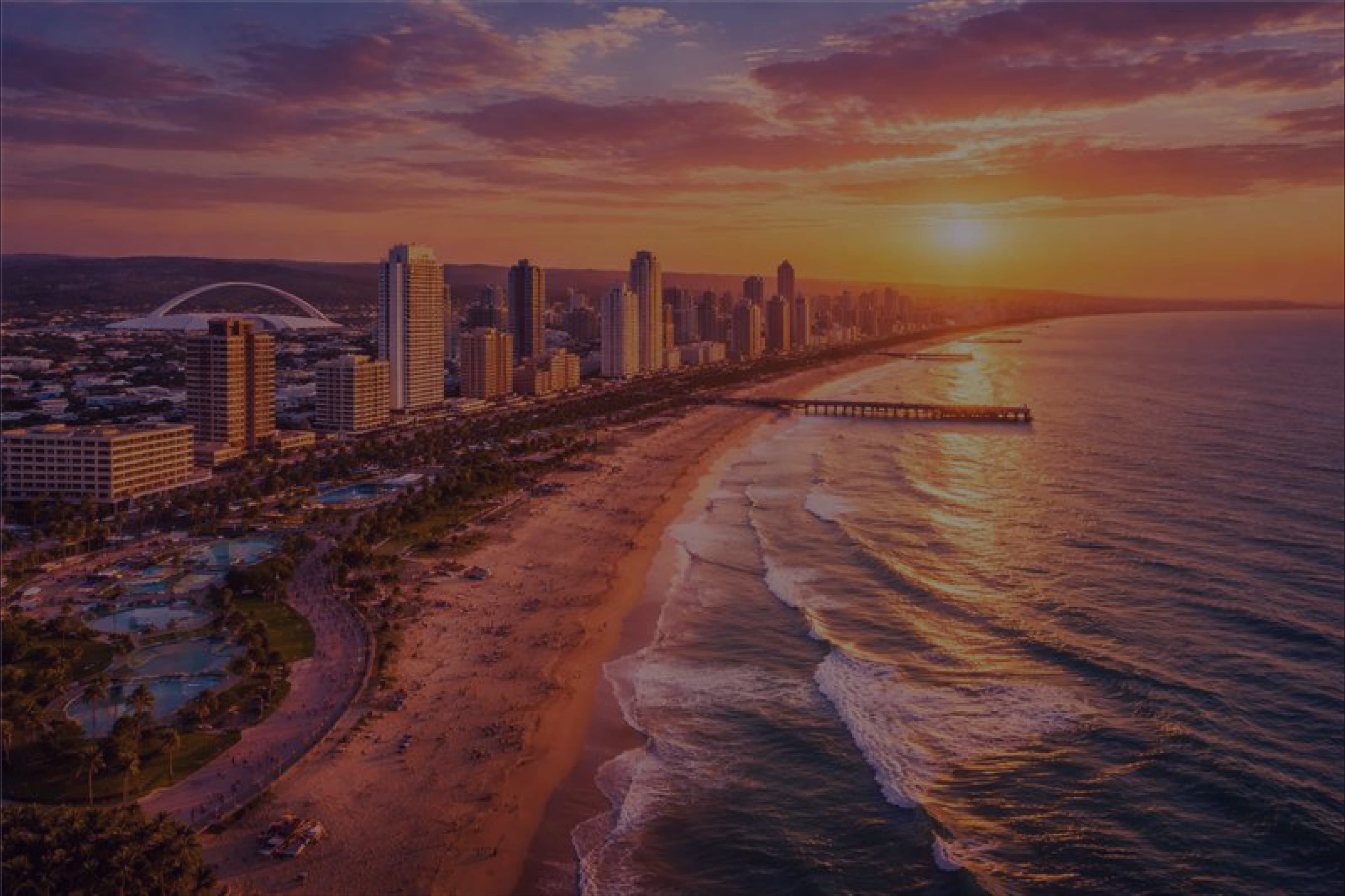 Durban skyline background